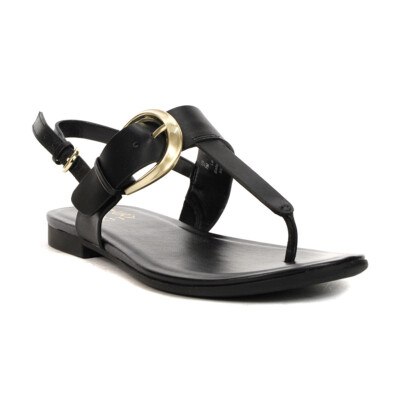 Naturalizer Taylor Black Leather Sandals I9030L3002 | eBay