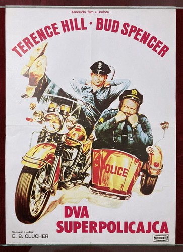 Crime Busters Movie Poster Bud Spencer Terence Hill 1977 - Picture 2 of 5