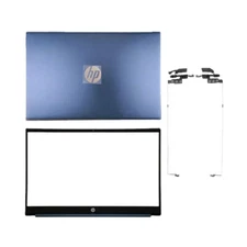 New Blue For HP Pavilion 15-EH 15-EG LCD Back Cover + Front Bezel /Hinges