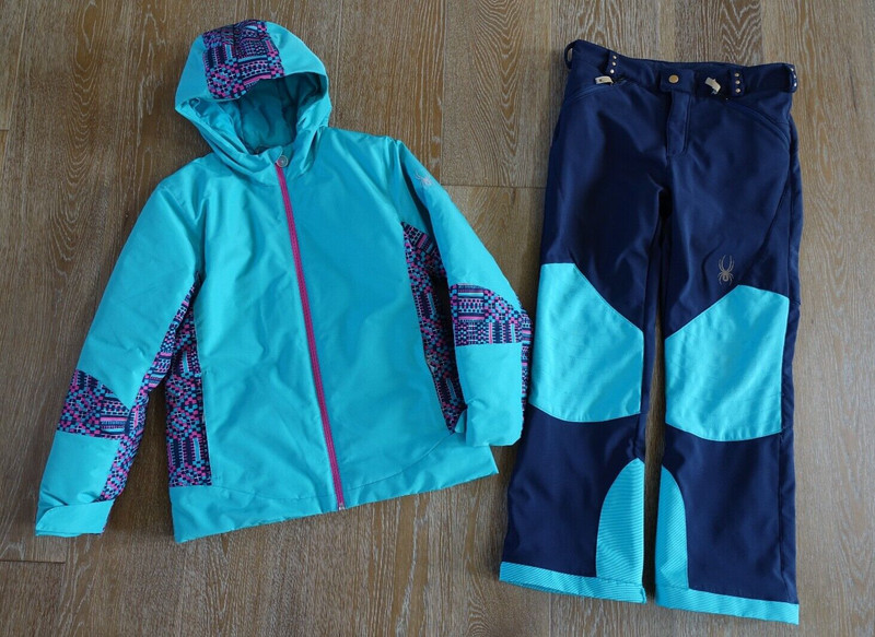 Spyder Girls Charm Jacket and Posh Pants Size 14-16 GUC