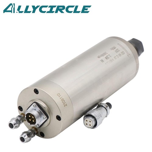 2.2KW 24000RPM AC220V 400HZ 80MM 8A Air Cooling Spindle Diameter 1-13MM ER20 - Picture 3 of 14