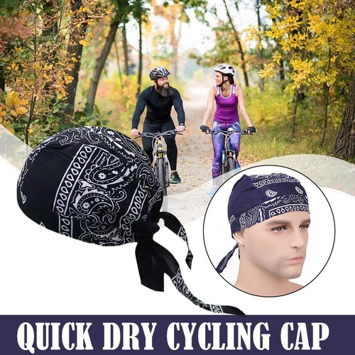 Cycling Bandana Sport Pirate Hat Unisex Headband Rag Durag Cap Beanie Wrap~