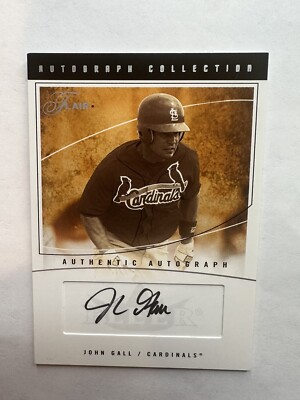 John Gall - 2004 Fleer Flair Rookie Autograph RC Auto Silver /100 Cardinals