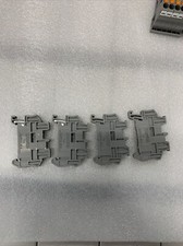 Phoenix Contact Type CLIPFIX 35-5 Terminal Block Clamp (Lot of 4) Din Rail Type