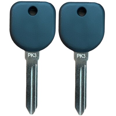 2 Uncut Blank Transponder Keys For Hyundai – ID46 Chip, HY18 Keyway | Nickel/Black 12 thumbnail image