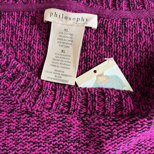 Philosophy XL Women Knit Sweater - Picture 3 of 7
