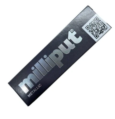 Milliput Stucco Epossidico Grigio Argento Metallizzato 2 Parti 1 x 113g Confezione da 2 Stick RM48P