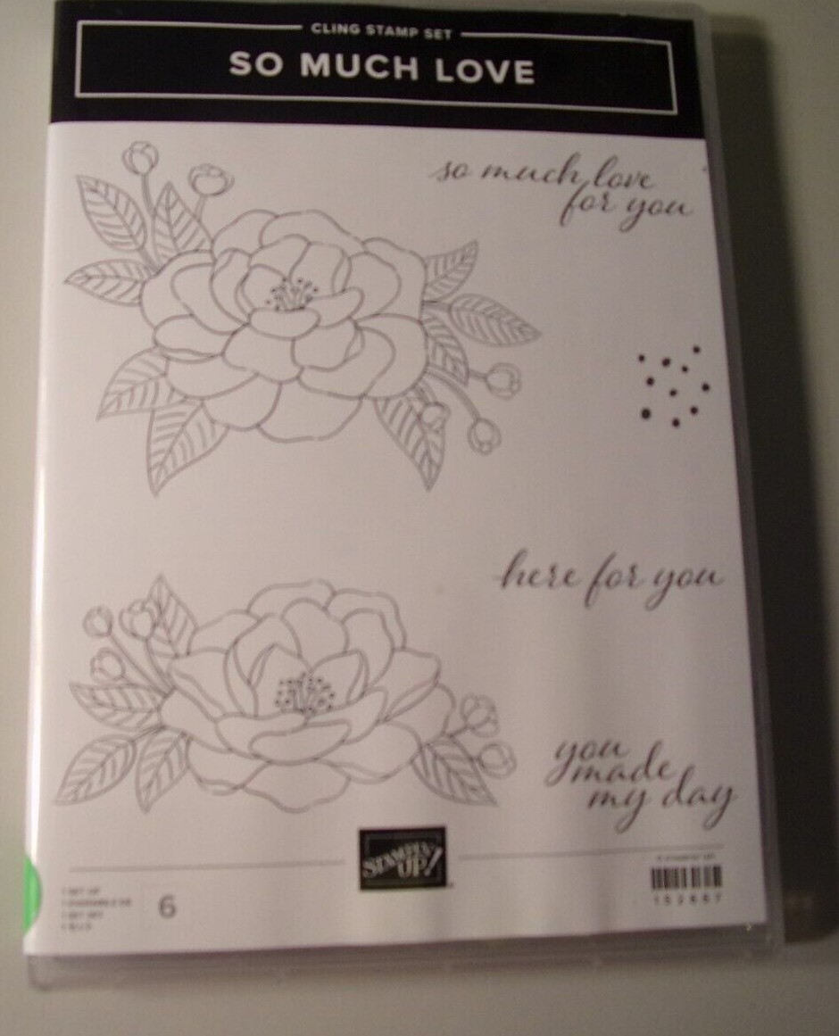 Stampin' Up! So Much Love cling stamp set | eBay