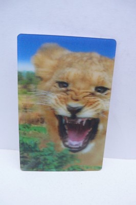 3 D BUCH TIER LESEZEICHEN LÖWE LION  ANIMAL BOOKMARK  KATZE CAT !!!!!!!!!!!!!!!!