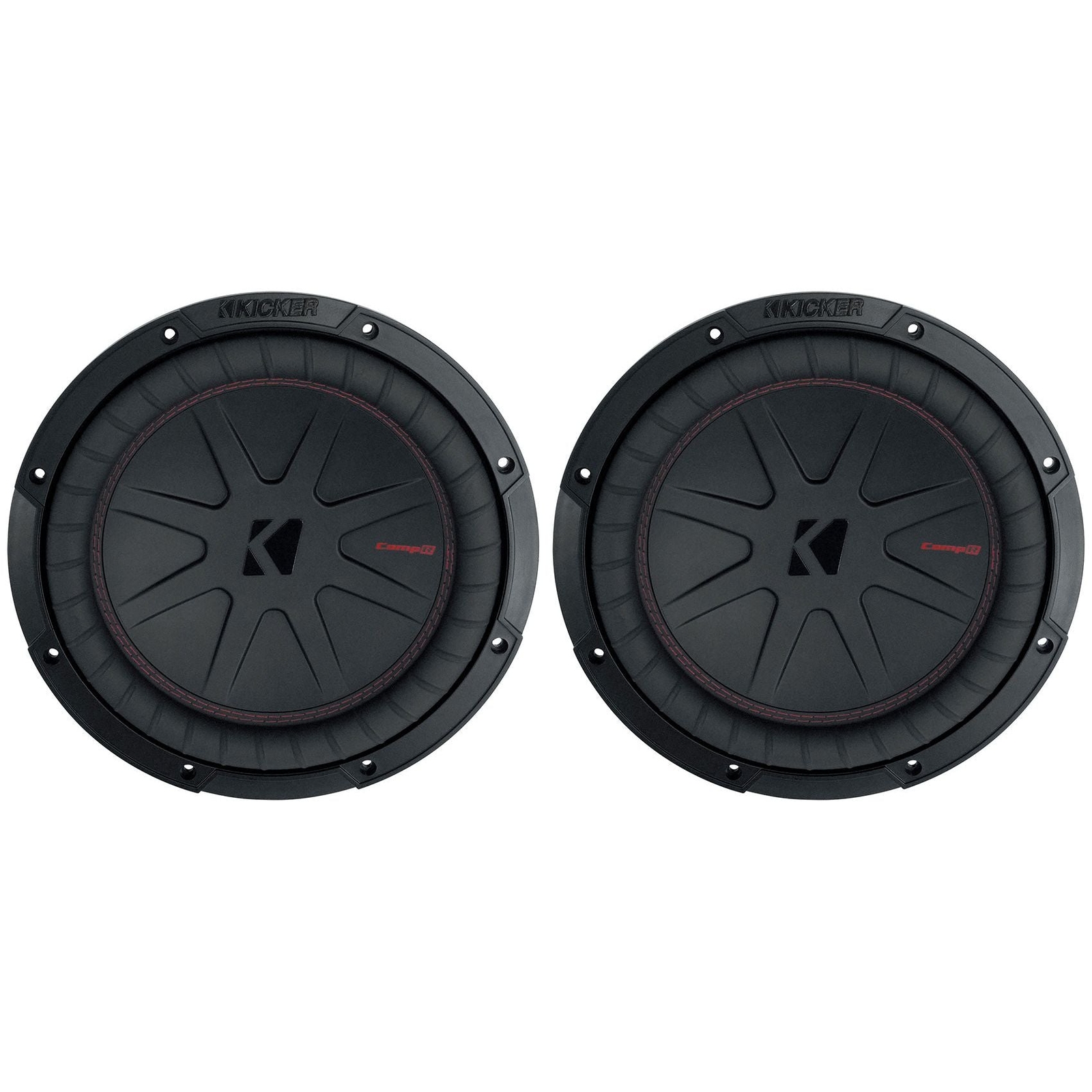 2 Kicker 48CWR104 COMPR10 -10 10 автомобильных стереосистемных сабвуферов мощностью 1600 Вт CWR10-4 39190₽