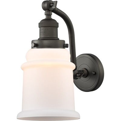 Innovations Lighting 515-1W-OB-G181-LED Franklin Restoration Canton Wall Sconce