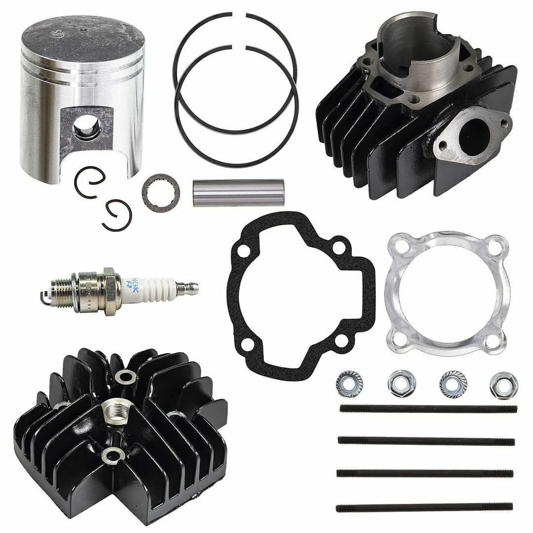 Yamaha ピストン 4J2-11311-00, - PW50 Big Bore Cylinder Piston Gasket Kit For Yamaha PW50 1981-2018 4J2