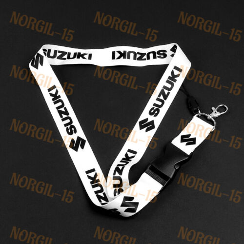 For Keychain SUZUKI Racing Biker Lanyard Motorcycle Key chain Strap Tag - Picture 5 of 5