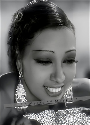 Josephine Baker 1940s B&W Photo Vintage Poster Print Retro Style Home Wall Art