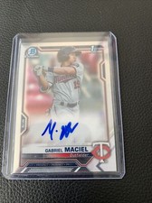 2021 Bowman Chrome Gabriel Maciel 1st Bowman Prospect Auto #CPA-GM RC