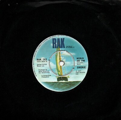 Smokie:Needles and pins/No one could ever love you more:UK RAK:1977