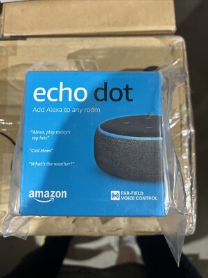 Amazon Echo Dot (3rd Generation) Smart Speaker with Alexa - Charcoal