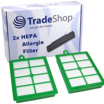 2x HEPA Allergie Filter Mikrofilter Feinstaubfilter ersetzt Philips FC8038/01