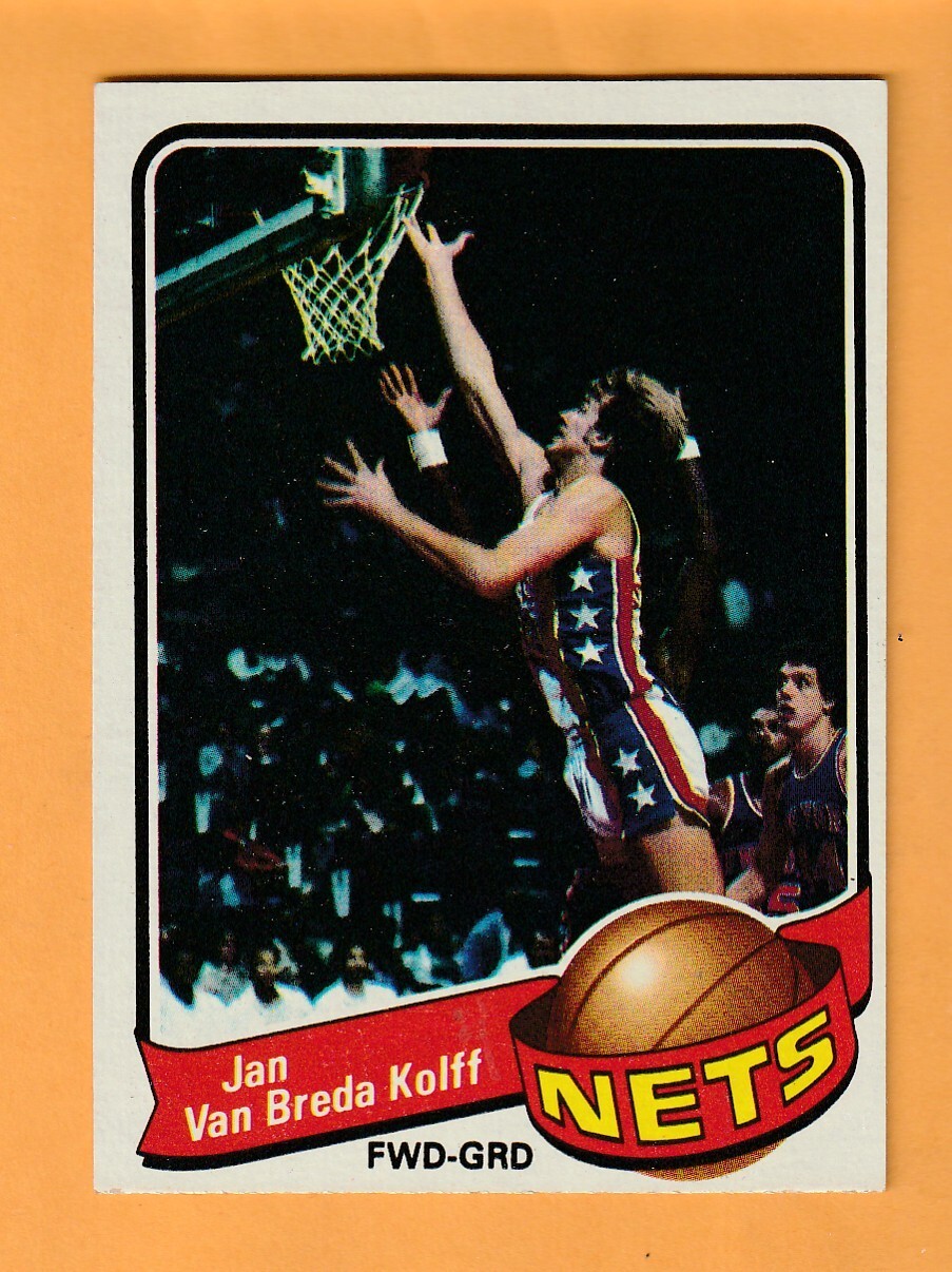 Jan Van Breda Kolff New Jersey Nets 1979-80 Topps #123 Vanderbilt Commodores
