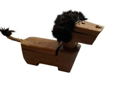 Zooline Lion MCM JV Orel Wood Desk Decor Office Pen Ink Holder Box