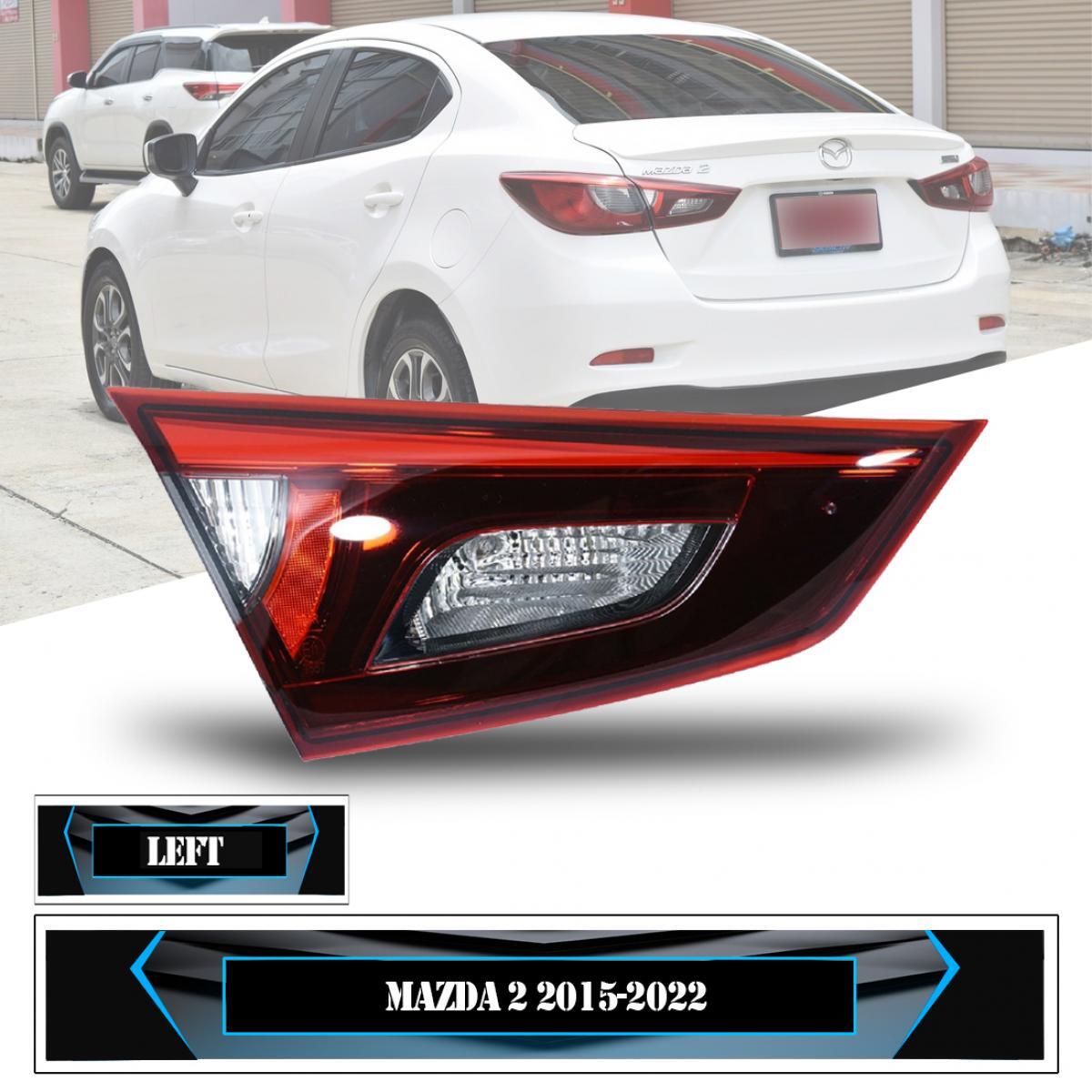 Inner Tail Lamp Reflector Left Fit Mazda 2 Skyactiv 2015-2020 Inner Tail Lamp Reflector Left Fit Mazda 2 Skyactiv 2015-2020