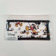 Disney Parks All Over Mickey Mouse Cloth Face Mask Large New Sealed