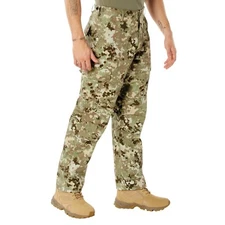 Men's Total Terrain Camo BDU Cargo Pants - Military Style Tactical Pants