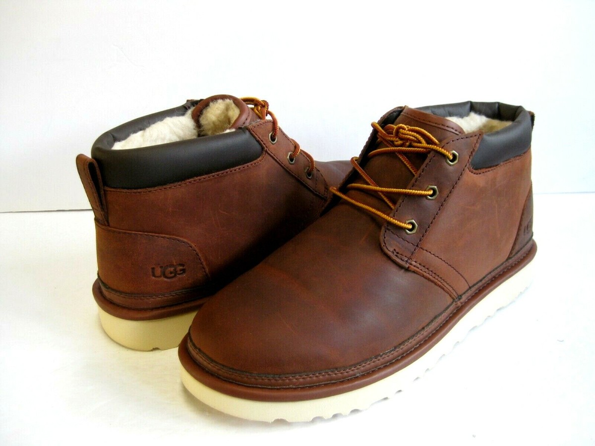 UGG NEUMEL UTILITY MEN BOOTS LEATHER GINGERBREAD US 14 /UK 13 /EU