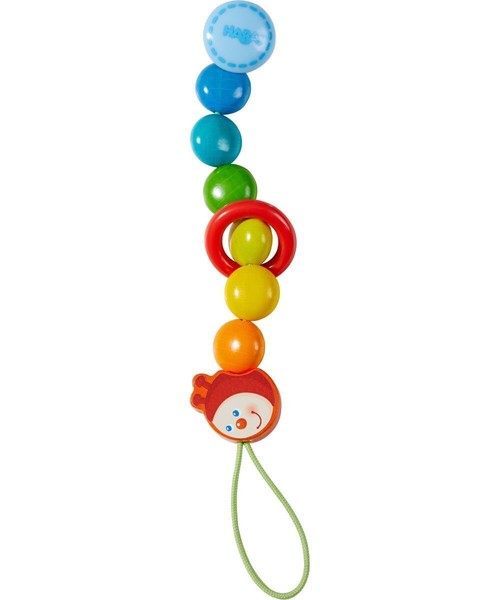 Haba Schnullerkette Nuckelkette Holz Mit Sicherheitsclip 20 Cm Lang 303755-image
