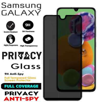 For Samsung Galaxy A02 A03 A12 A13 A42 Tempered Glass Privacy Screen  Protector