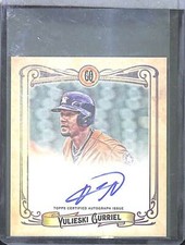 2017 Topps Gypsy Queen Chewing Gum Mini Autograph #CGMA-YG Yulieski Gurriel