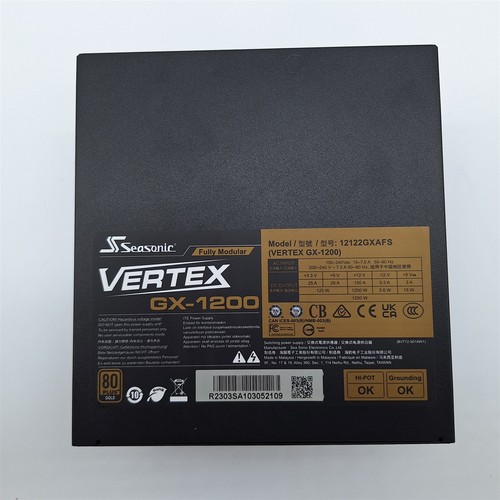 Seasonic VERTEX GX-1200 - 1200W 80+ Gold Full-Modular ATX Low Noise *NO CABLES* - Picture 4 of 5