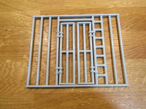 Vtg 1990 TMNT Technodrome Playset Replacement Parts-  Jail cell door X