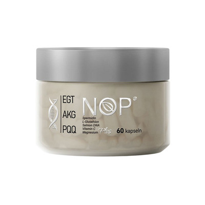 NOP EGT AKG Kapseln mit Vitamin C & Salmon DNA Formel