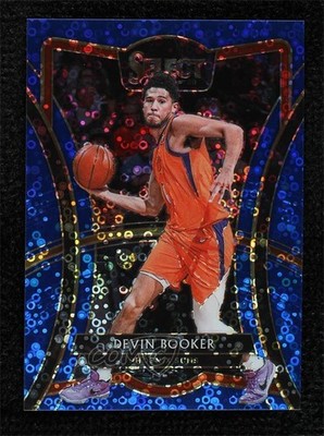 2019 Panini Select Premier Level Hybrid Blue Disco Prizm 11/25 Devin Booker 7zf