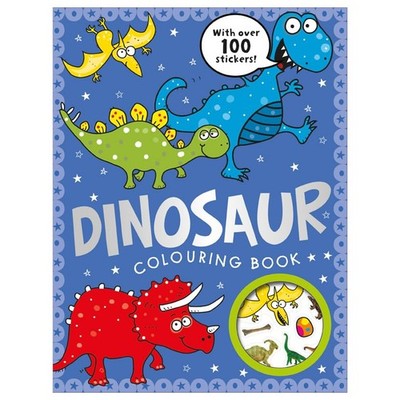 Cartoon Dinosaur Colouring Book,Make Believe Ideas,John A. Abbot