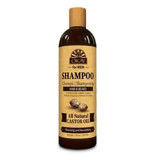 for MEN Castor Oil Hair & Beard Shampoo - Hydrating Shampoo for Healthy Hair & B