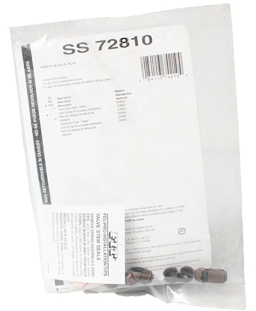 Fel-Pro Replacement Valve Stem Seal Set Fits 1992-2001 Toyota Camry L4 2.2 72810 - Изображение 2 из 4