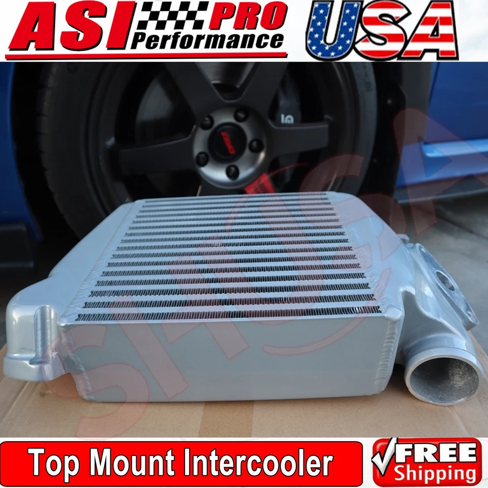 Top Mount Intercooler fit 2005-2009 Subaru Legacy GT Outback XT / 2008-2015 WRX Foto 2 de 4