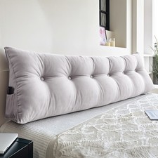 6ft Headboard Pillow Wedge Bed Pillow Headboard Backrest Support Bolster Cushion