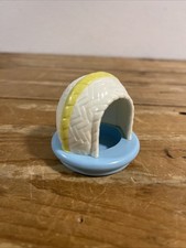 Vintage 1987 Smooshees Fisher Price ITTY BITTY KITTY HOUSE no Kitten