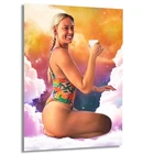 SOPHIE CUNNINGHAM Swimsuit Basketball Diva ACEO Art Print Card by RoStar #1/7