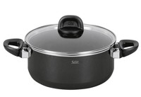 Silit Bratentopf Modesto Line 24Cm Schwarz Silargan Induktion 4,4L
