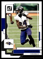 2022 Donruss Marcus Peters Baltimore Ravens #195