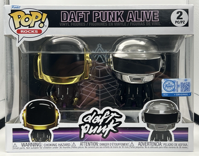 Funko Pop! Daft Punk Alive (2 Pack) Exclusive Vinyl Figures +