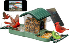 Bird Feeder with Camera for Outdoors, 2-In-1 Dual Camera Smart Combo - Separate