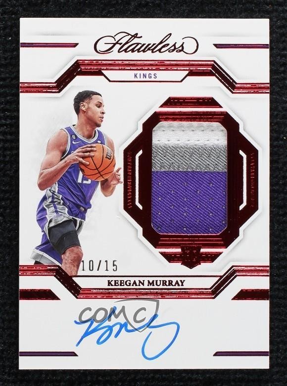 2022 Flawless Signature Prime Materials Ruby 10/15 Keegan Murray Rookie Auto RC