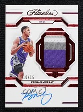 2022 Flawless Signature Prime Materials Ruby 10/15 Keegan Murray Rookie Auto RC
