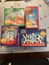 Vintage 1996 McDonald's 101 Dalmatians Snow Dome/Globe Complete Set Of 4