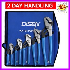 5 Piece Channel Lock Pliers Set Adjustable Tongue Groove Slip Joint Water Pump P